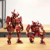 MyBuild Rita 5028 Rote Rüstung Mech Kampfbeil Sammlerbaustein Set Alter Sci-Fi - 14+