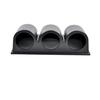 Car 2" 52mm Triple Hole Dash Gauge Pod Holder Black