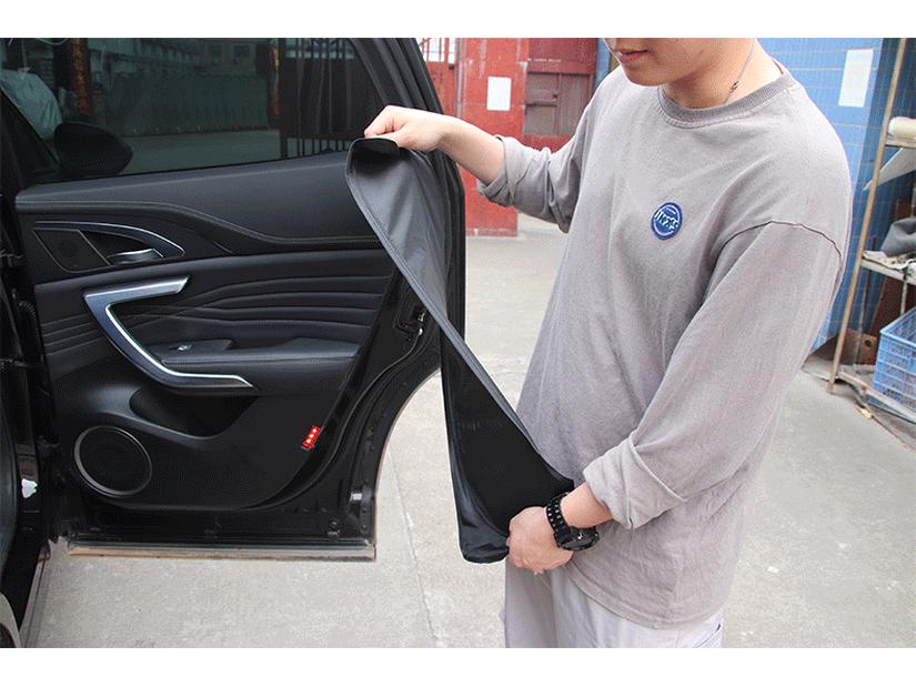 Lightproof Side Window Sunshade & Privacy Curtain for Tesla Model 3/Y - Heat Insulation & Sun Protection