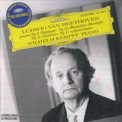 CD WILHELM KEMPFF  Beethoven  Piano Sonatas No.8  No UCCG4609 UNIVERSAL 2009 Japan Classical Used
