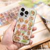 Vibrant Crystal Stickers Showcasing Playful Cartoon Capybara Safe For Youngsters Art Activities And Fun