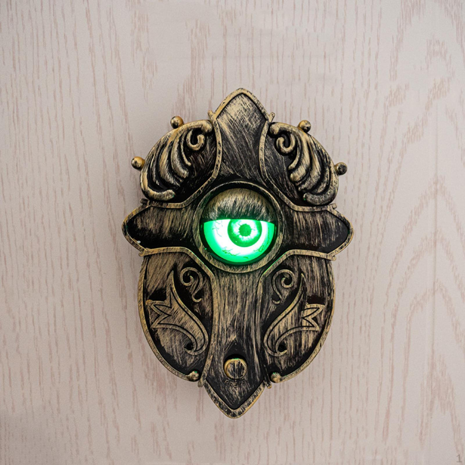 

Дверной звонок в виде глазного яблока, украшения для дверей на Хэллоуин, реквизит для вечеринки в честь Хэллоуина, подарки, страшный дом с привидениями, ужасы 20cmx13cm