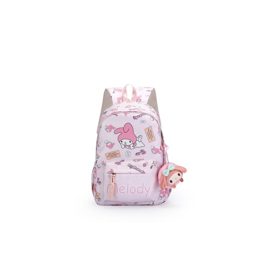 Cartoon Backpack With Nylon Material For School Students And Commuters