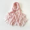 Solid Color Scarf Shawl Fashion Literary Cotton and Linen Scarf Red Silk Scarf Women's Desert Travel Shawl