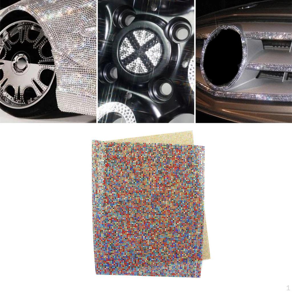 Bling Wrap Crystal Ribbon Strips Rhinestone Mesh Roll Vases for Centerpieces, crafts