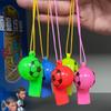 10~30pcs Football Style Whistle with Rope Plastic Colorful Cute Whistle Party Favors  for Guests Gifts Festive Atmosphere TMZ