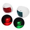 Pair of Signal Lamp Spherical Red Green LED Waterproof Boat Navigation Light  12V-24V 3W