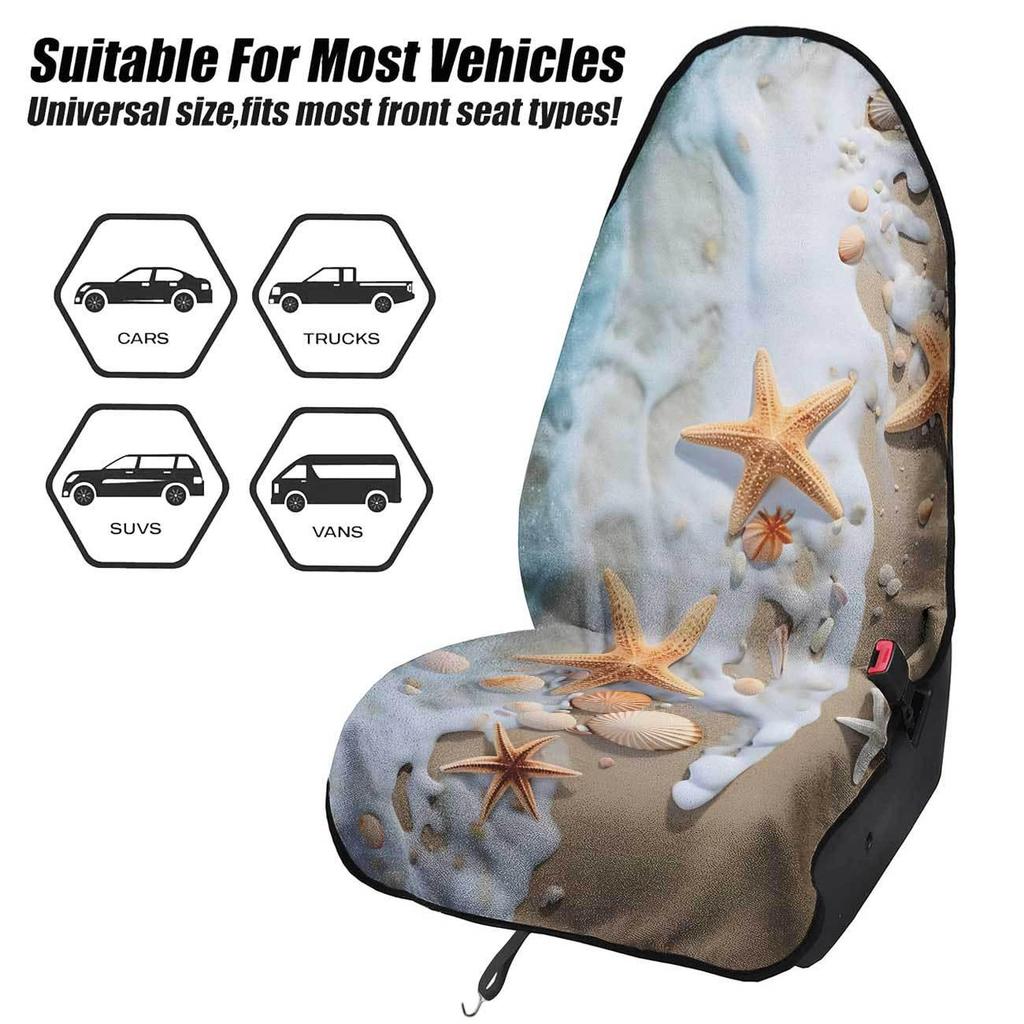 Universal Gym Car Seat Towel Cover - All-Season Front Seat Protector for Workout