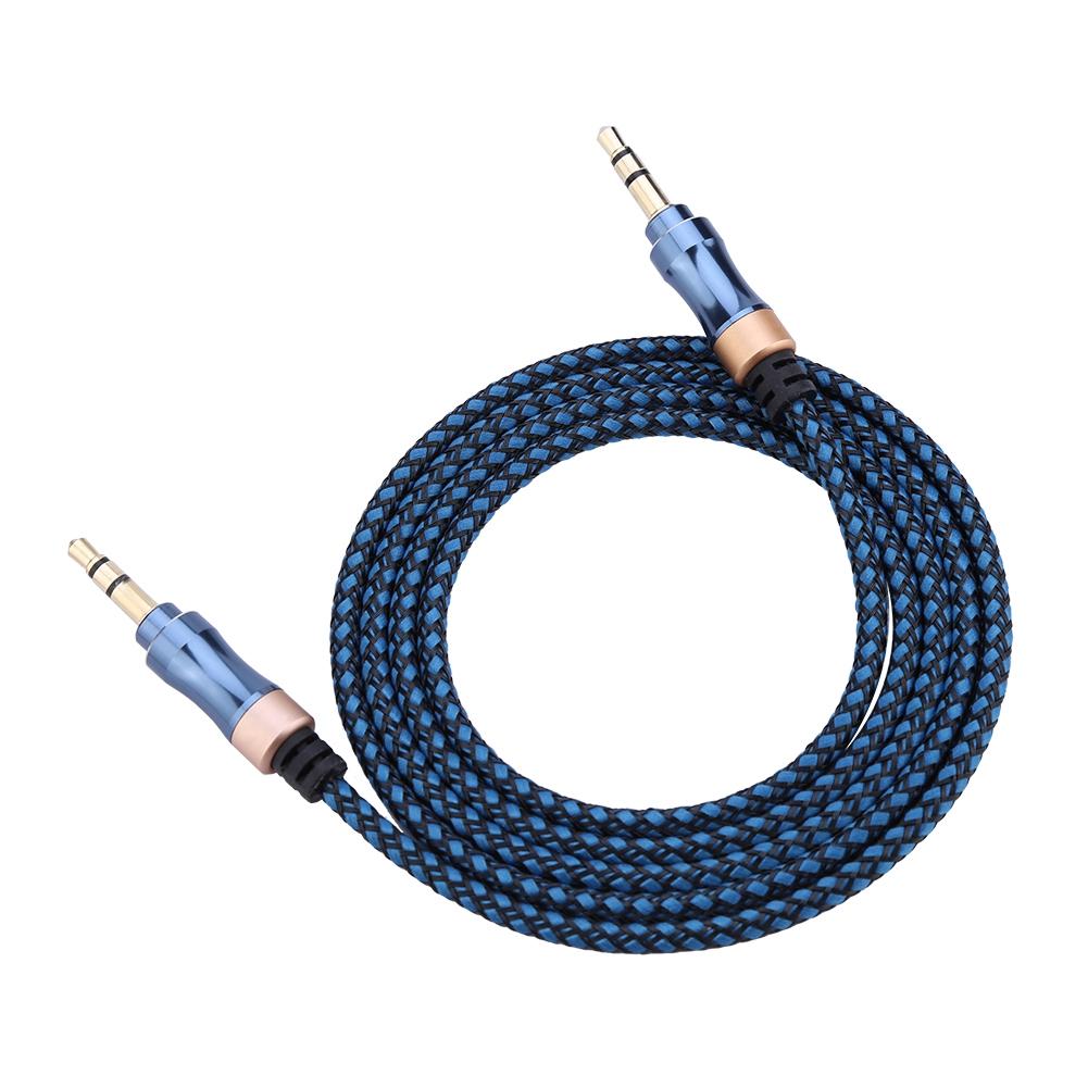 

3.3 FT Cable 3.5mm Male to Male Gold Plated for Cellphone Tablet Blue