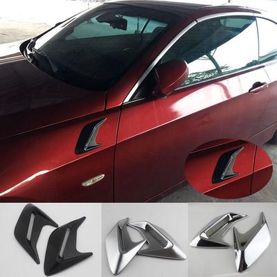 1 Pair Decoration Air Flow Intake Shark Gill Side Vent Air Inlet Car Stickers Simulation