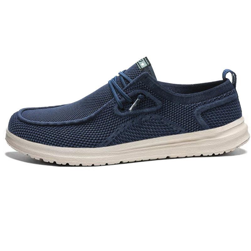 New Summer Men's Super Light Casual Shoes Lazy Slip-on Loafers Canvas Men's Loafers Shoes  Tenis Masculino C1164