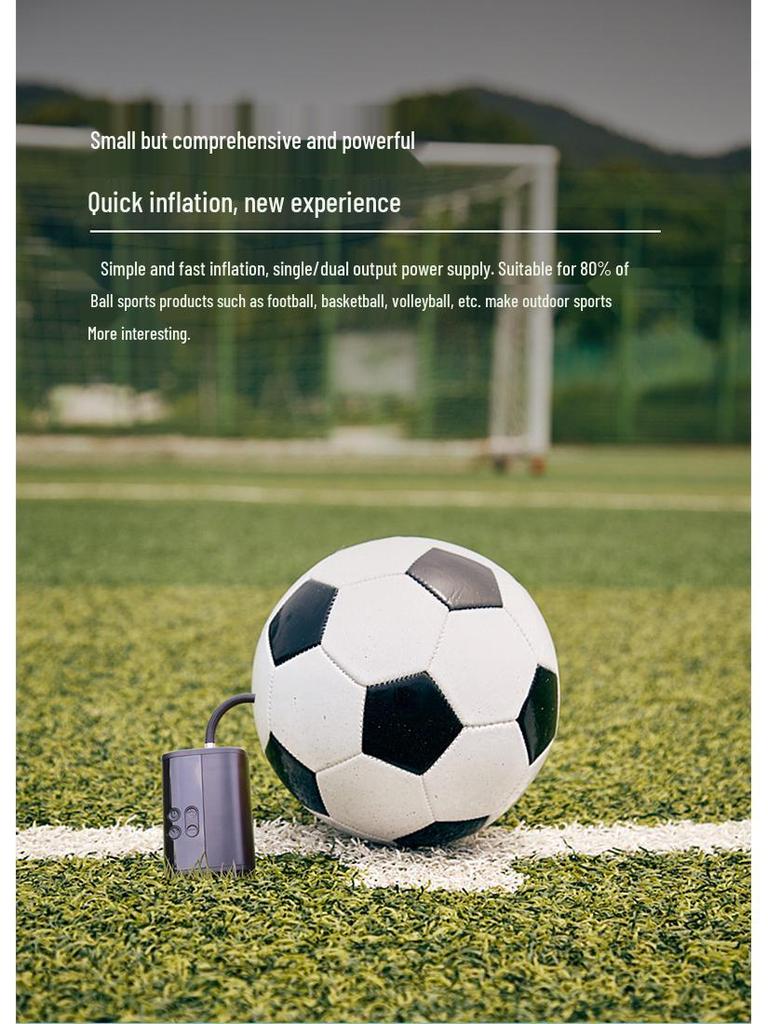 Woxin Portable Electric Pump - Multi-functional Inflator for Basketball, Football, Volleyball