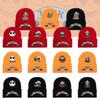 Jack Pumpkin Prince Knit Hat Colorful Halloween Print Unisex Winter Warm Cap