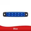 24V 6 Led Side Marker Lights Car External Lights Warning Tail Light Signal Brake Lamps For Truck Trailer Lorry Bus