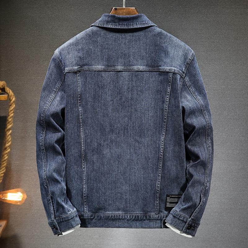 Men's High-Quality Stretch Blue Denim Jacket
