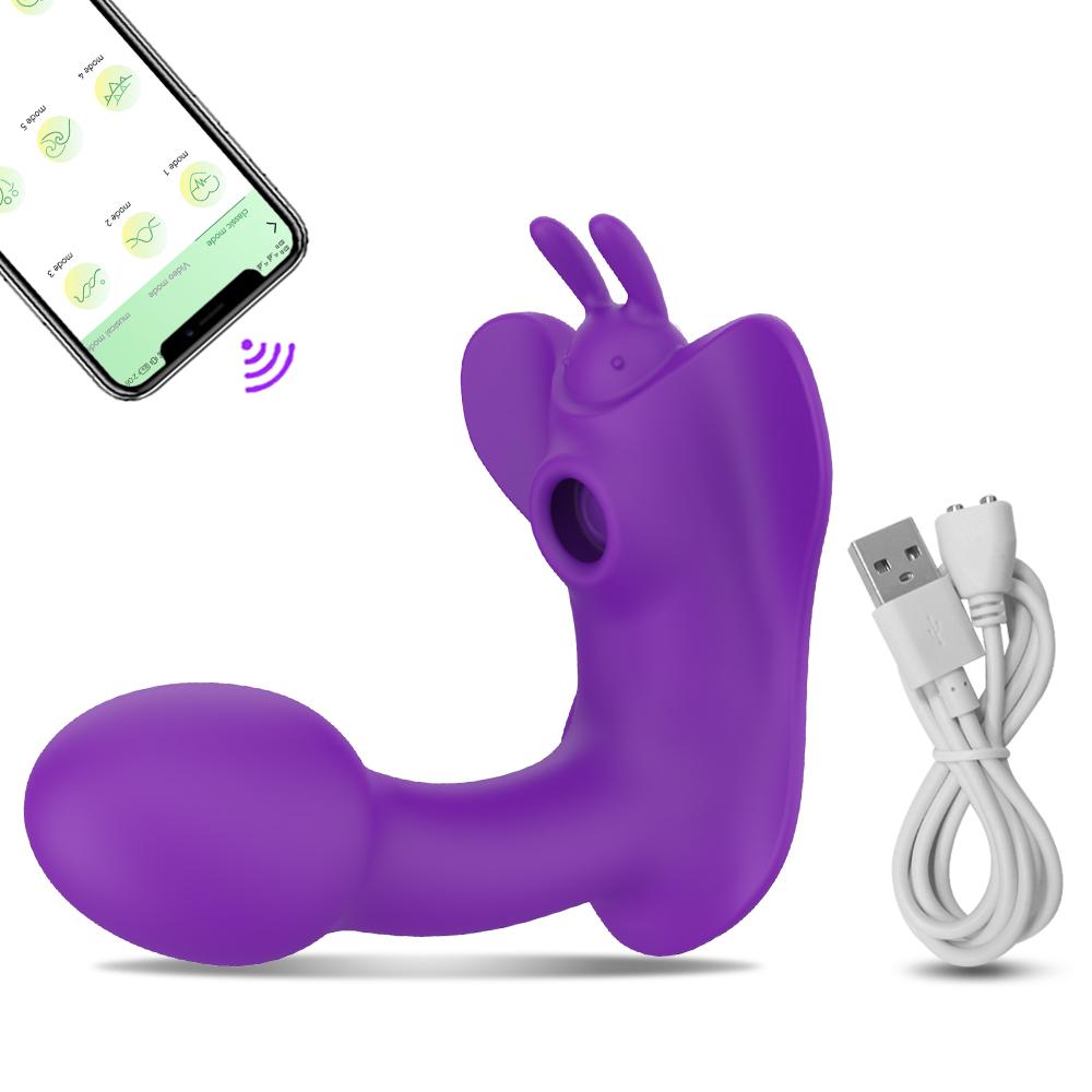 APP Control Vagina G-Spot Vibrator for Women Clit Sucker Wearable Panties Vibrator Clitoris Stimulator Sex Toy for Couples Game Insert Vibrating Egg