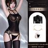 Sex Underwear 6D Oily Stockings Suspenders Black Silk Onesie Oily Pure Silky Slippery Body Suspenders Onesie