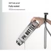 1 Stück 1000 ml Farbverlauf Sport-Wasserflasche Auslaufsicher Tragbarer Fitnesskrug Mit Strohhalm Für Fitnessstudio Outdoor Strand Reisen