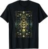 Moon Phases Sacred Geometry Balance Harmony Graphics T-Shirt