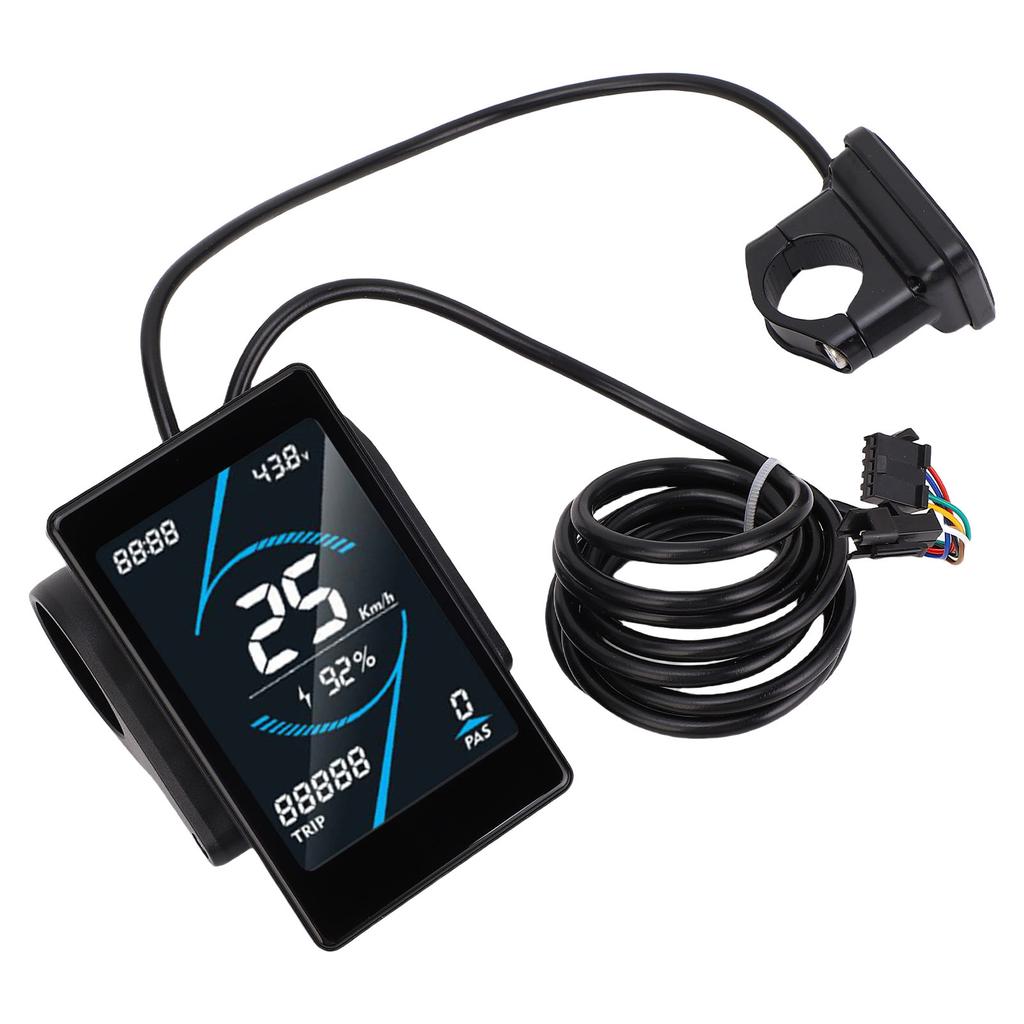 Electric Bike LCD Display T5S Electric Scooter LCD Panel with SM Connector 24-72V for Cycling