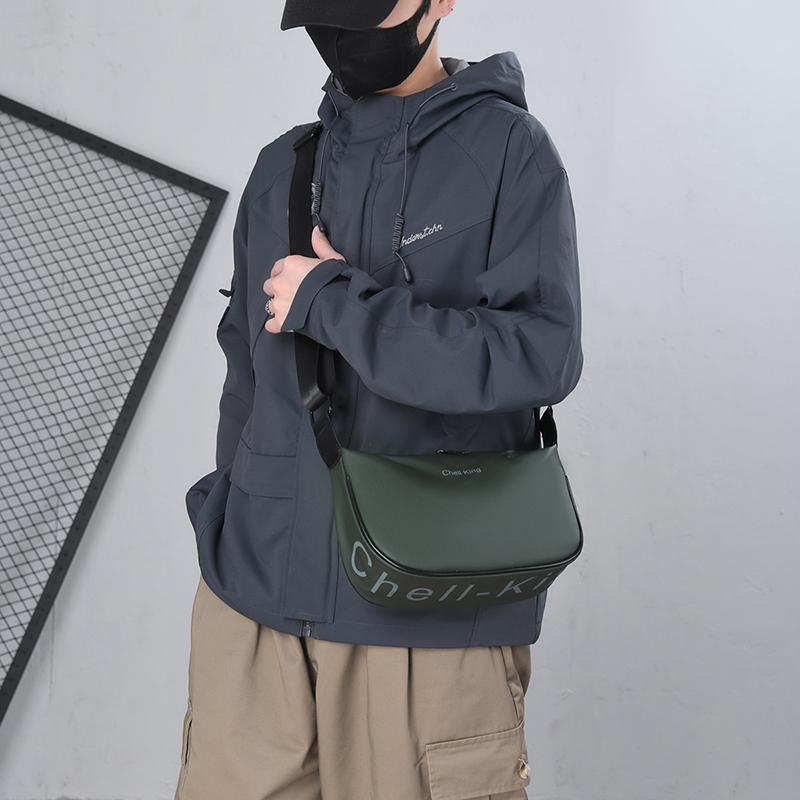 Crossbody-veske for menn Stor skulderveske