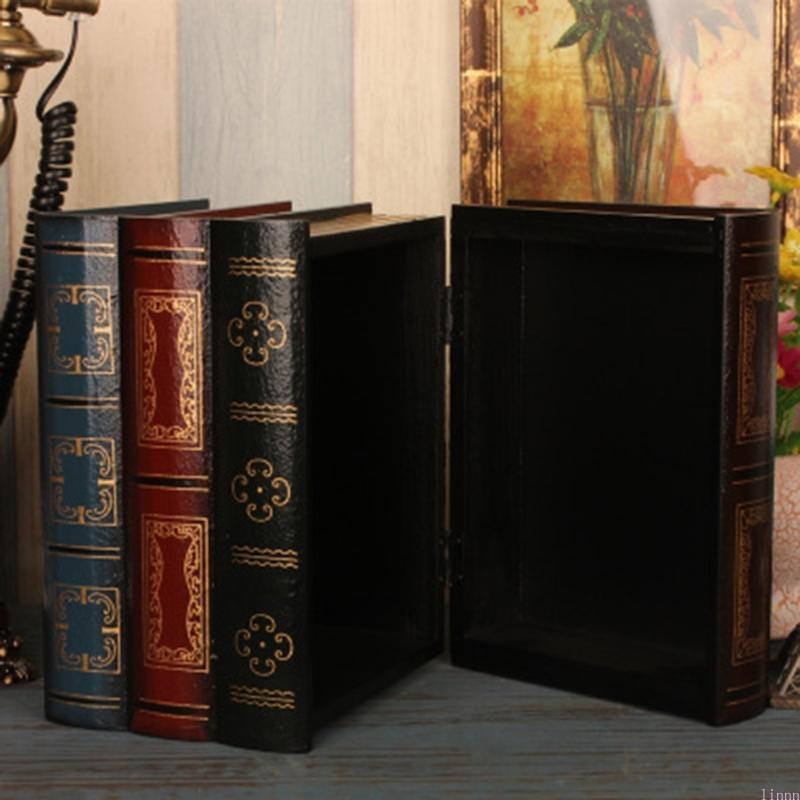 European Retro Fake Book Storage Box Ornaments Office Decoration Secret Item Household Items Decoration