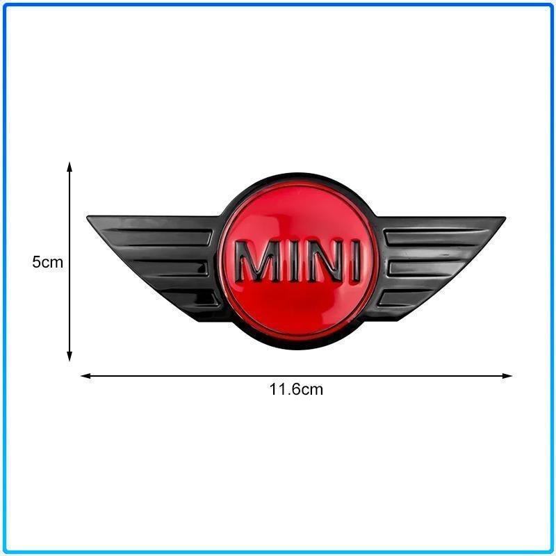 1Pc 3D Metal Car Stickers Trunk Body Emblem Badge Decoration Auto For Mini Cooper Countryman Clubman JCW F55 F56 R55 R56 R60 F60