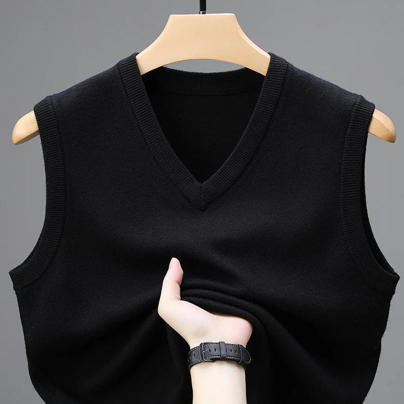 Men's Casual Sweater Vest Warm Comfortable Autumn Winter Fashion Outerwear