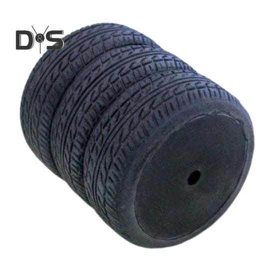 Pen Holder 3-Layer Car Tire Design Black Rubber Pen Holder Desk Organization Stationery Storage Organization Tool