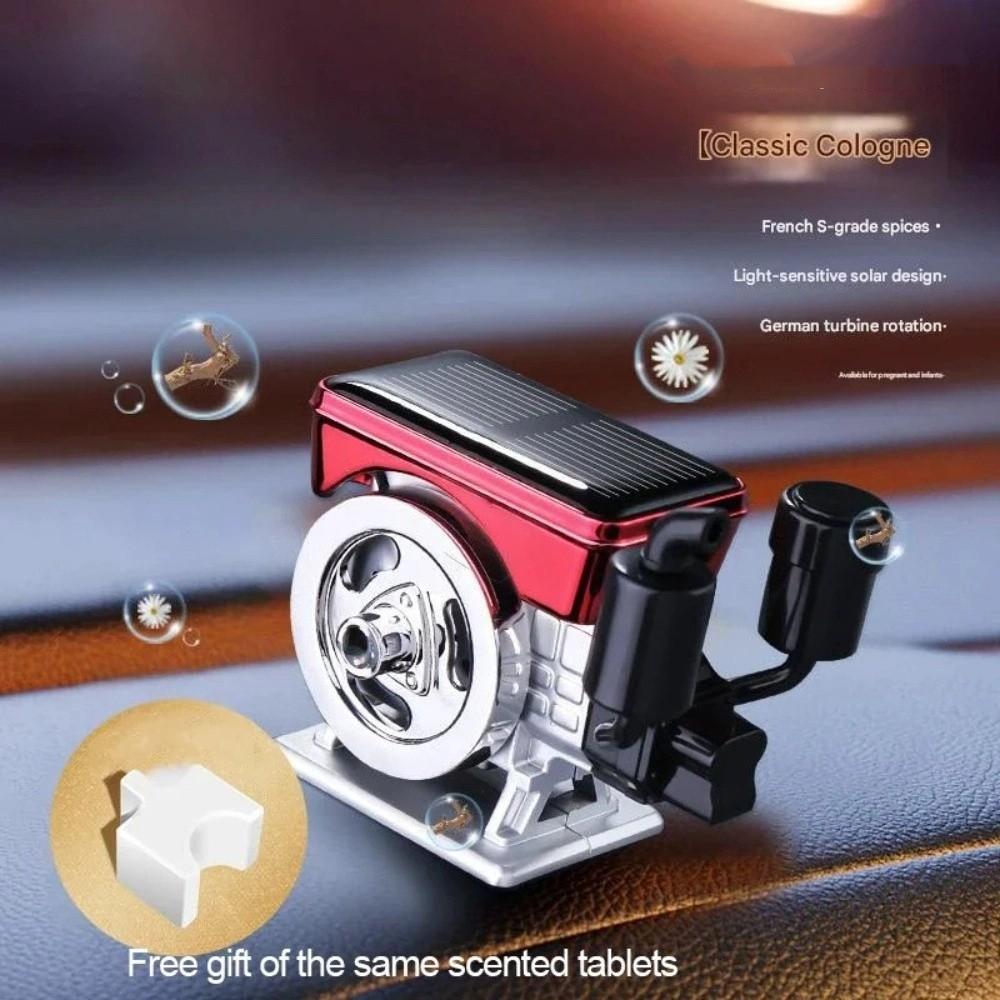 

Zen Char Solar Powered Car Diffuser Ocean Scent Diffuser Rotating Diffuser Car Interior Cologne