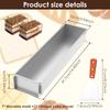Rectangle Cake Pan Nonstick Tiramisu Pan Cake Baking Tray Mold Aluminum Alloy Tiramisu Dessert Making Mold with Detachable Edge