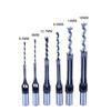 Professional Wood Drill Bit Set 6pcs Square Hole Mortise Chisel Drill Bits, High Speed Steel Tools for Precise Woodworki