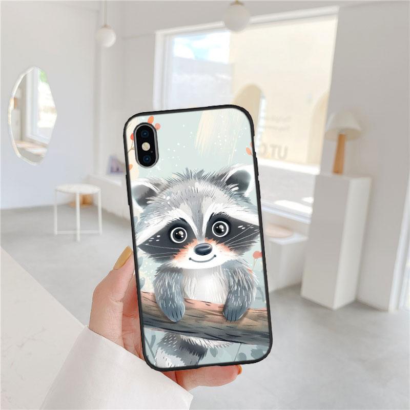 FM24 fox cute Soft Shell Phone Case for OPPO A40 A60 A80 A15 A16 A16K A12 A17 A17K A54 A54S A53 A53S A55 A56 A57 A98 F23