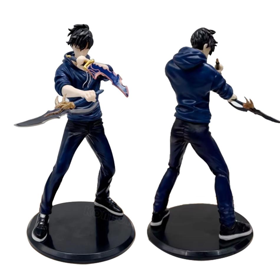 Anime Sung Jinwoo Shadow King Cheng Xiaoyu Handheld Action Figure Collectible Toy Gift 100% Brand New Model Ornament
