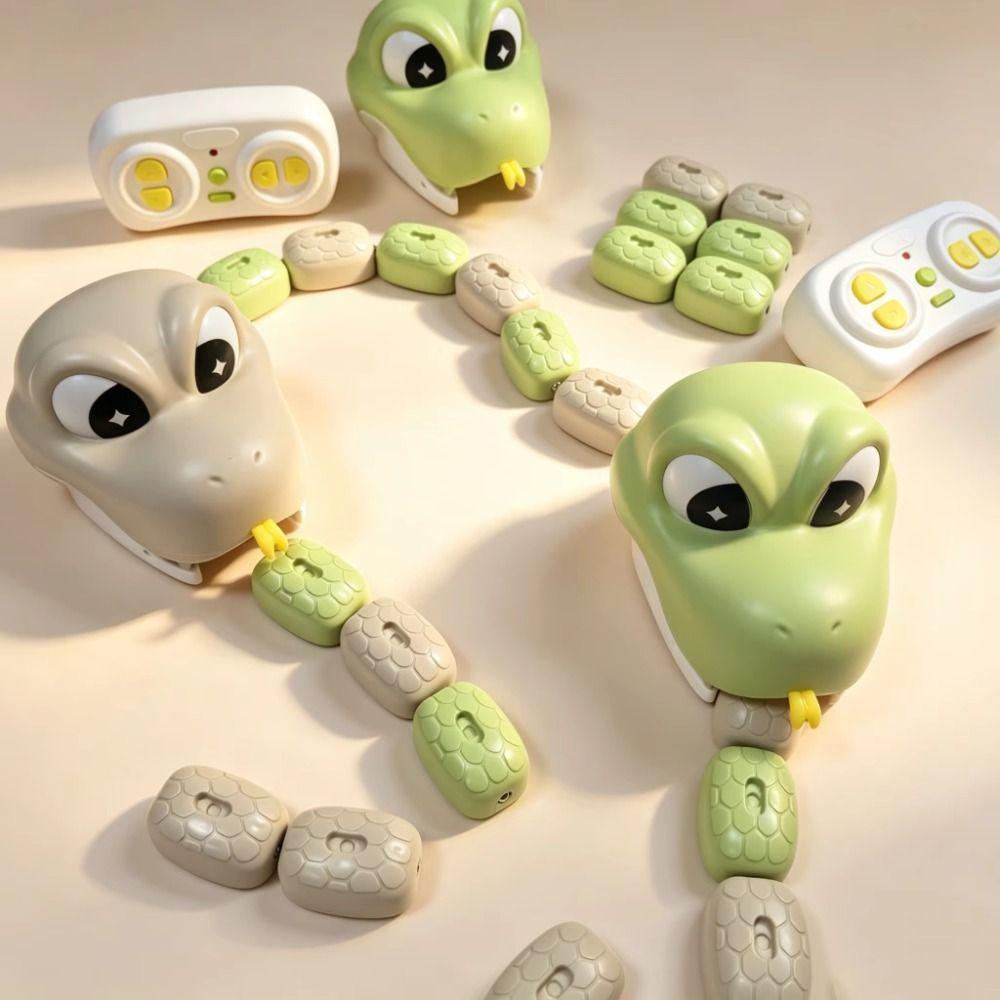 Interactive Remote Control Car Rechargeable Greedy Snake Car Magnetic RC Car 2 Players Battle