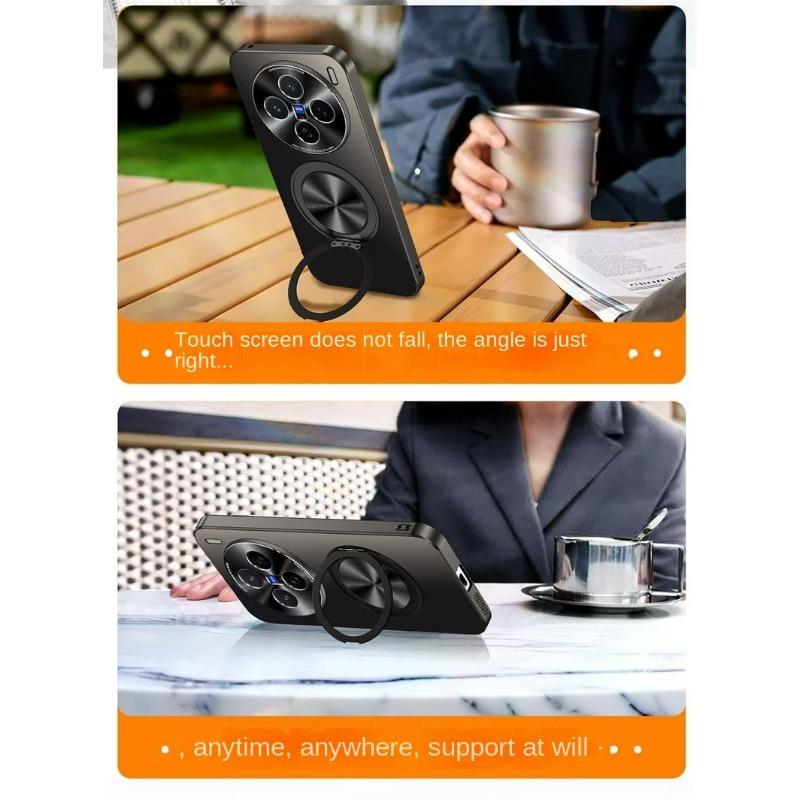 For Huawei Honor Magic 6 5 Lite Case Hard Matte With Ring Stand Magnetic Protective Back Cover Case For Magic 5 6 Lite Pro Shell