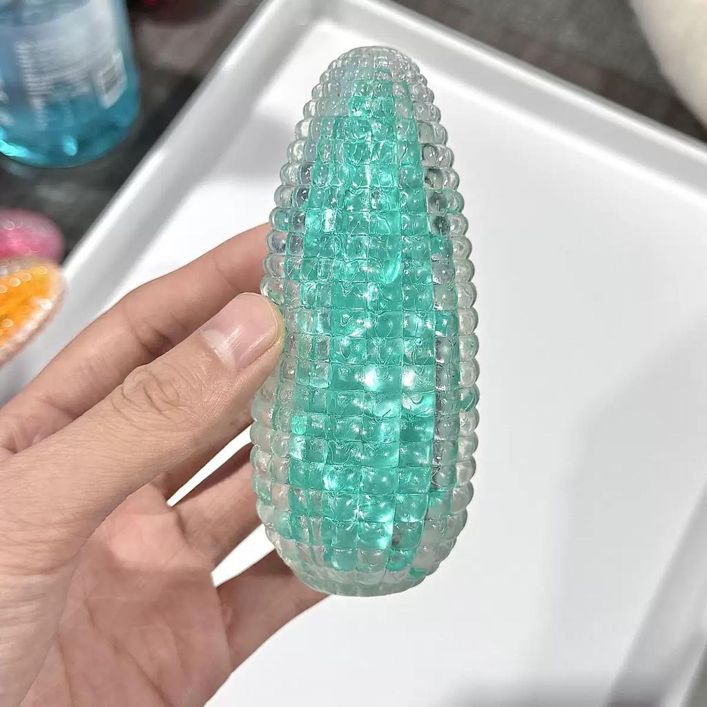 1Pc Mini Colored Crystal Simulation Super Soft Corn Decoration Slow Rebound Portable Decompression Toy Gift