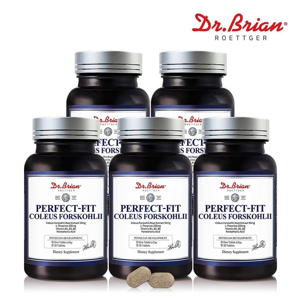 

DR.BRIAN Perfect Fit Coleus Forskohlii (30 tablets) X 5 bottles
