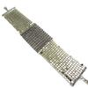 Les Trésors De Lily [J6926] - Silver Purple 'Cotte De Maille' Designer Bracelet