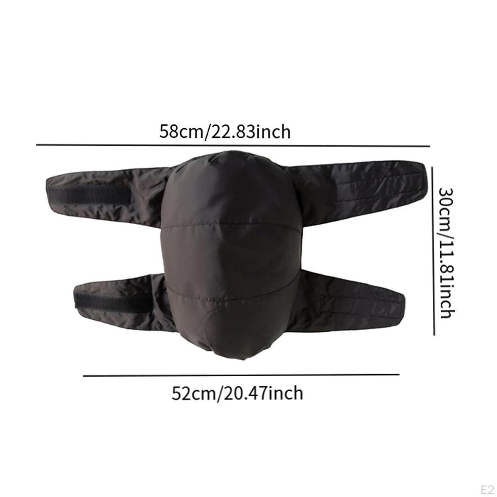 Motorcycle Knee Pads Sleeves Protective Guards Down Filled Warmers Warm Brace for