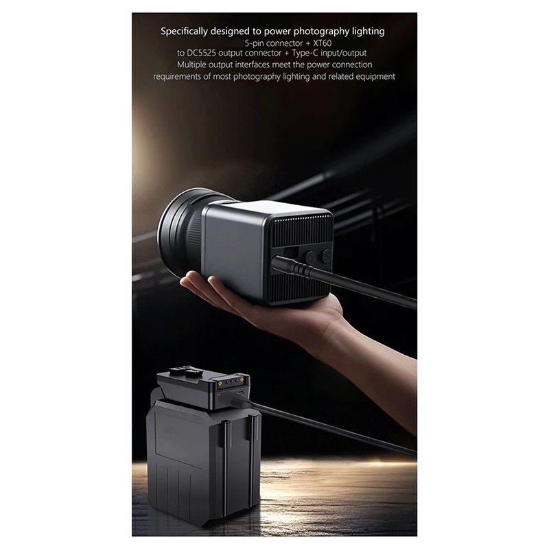 Premium-For 18V Battery Plate Converter To V Mount Sturdy PD100W Fast Charging Multi Purpose Efficient Lights