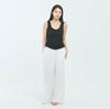 LEESLE Koreanischer Traditioneller Moderner Stil Modal Camisole mit integriertem BH — Tägliches Komfort-Essential | Weiß / Schwarz / Beige