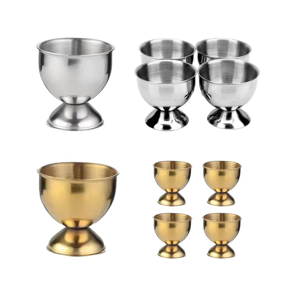 Multi-functional Stainless Steel Egg Holder Convenient And Practical Stainless Steel Boiled Egg Cups