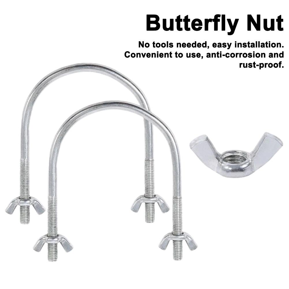 2x Electric Heater Mobile Pulley Bracket Stand Carbon Steel Frame with 360 Degree Rotating Wheels for Easy Move