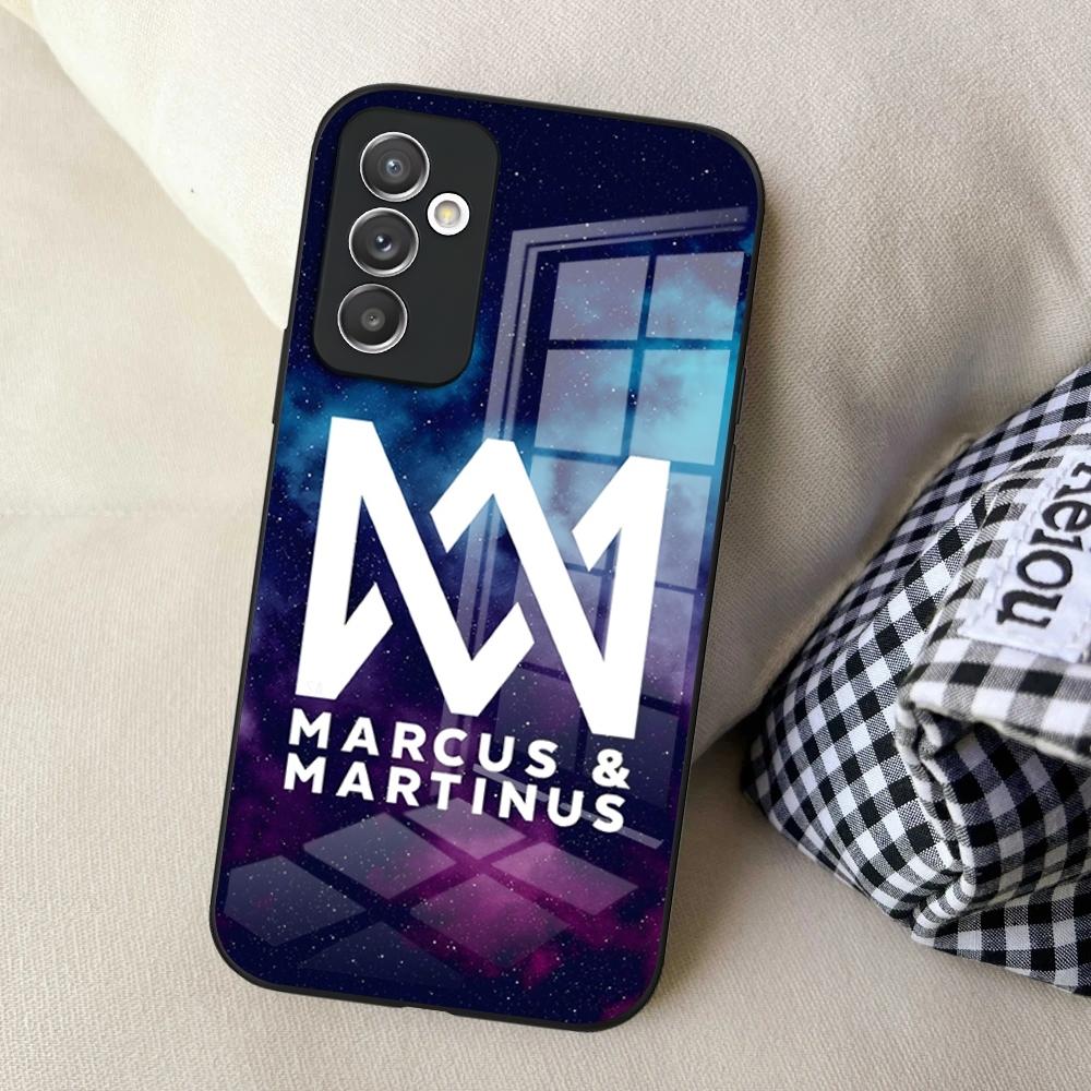 M-Marcus And Martinus Music Phone Case For Samsung S24 Ultra S23 S22 S20 Fe S21 Plus Galaxy A54 A34 A24 A53 Glass Cover