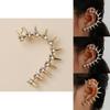 Fashion Alloy Ear Climber With Geometric And Rivet Design For Stylish Women And Gifts