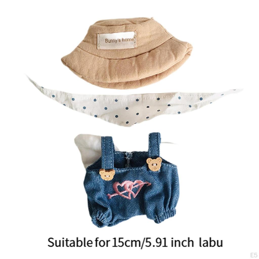 15cm Plush Doll Clothes Accessories Photo Props Fashion Suit suits set