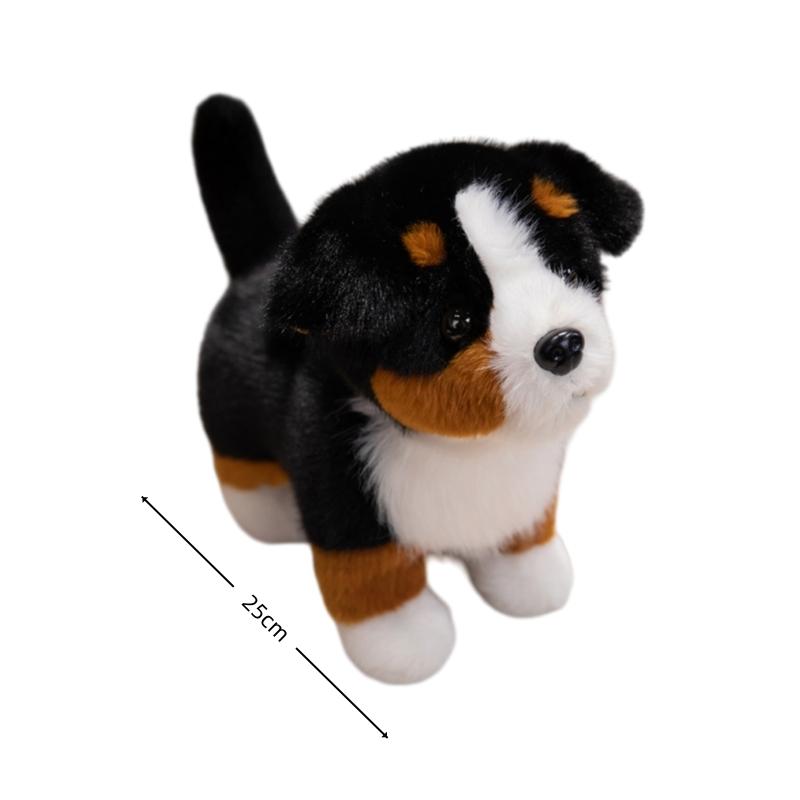 Realistisches Berner Sennenhund Welpen Plüschtier Weiches Flauschiges Kuscheltier Ideale Heimdekoration Sofa Schreibtisch Geschenk Für Mädchen