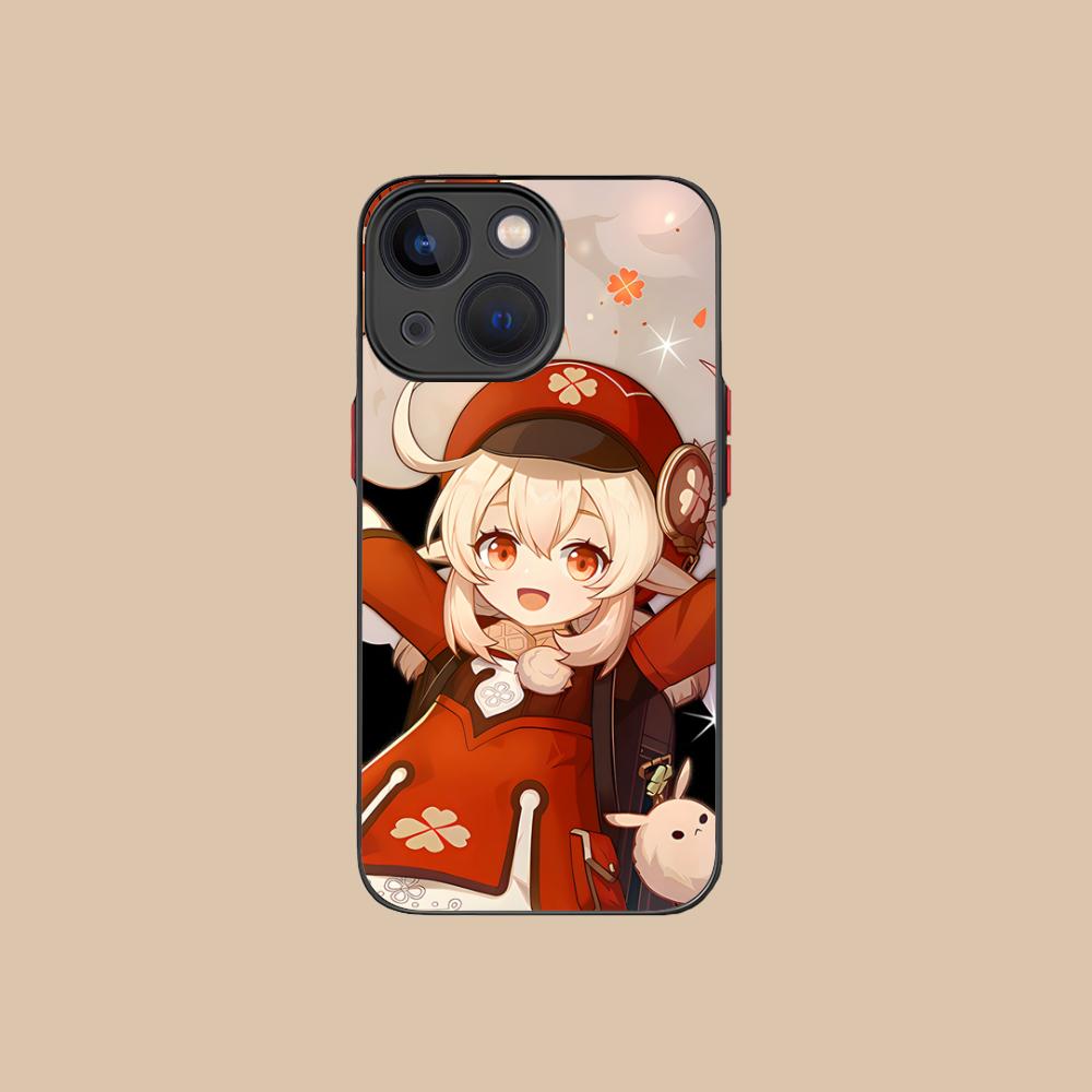 

Game GI Klee Mobile Phone Case for iPhone 17 16 15 14 13 12 11 X XR XS 8 7 Air Pro Max Plus Mini Colorful Silicone Cover Cover iPhone 7 Plus
