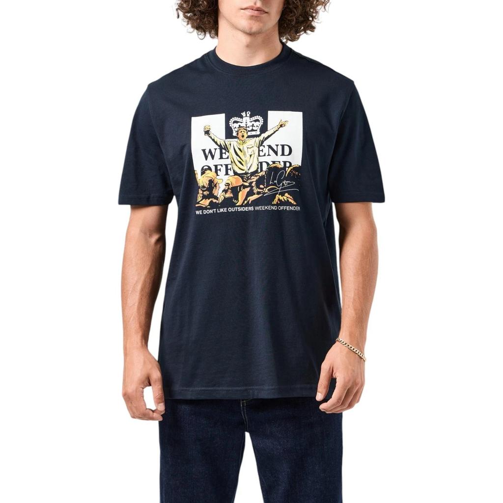 Weekend Offender Leo Gregory Graphic Unisexs T Shirt Short Sleeve Crew Neck Cotton
